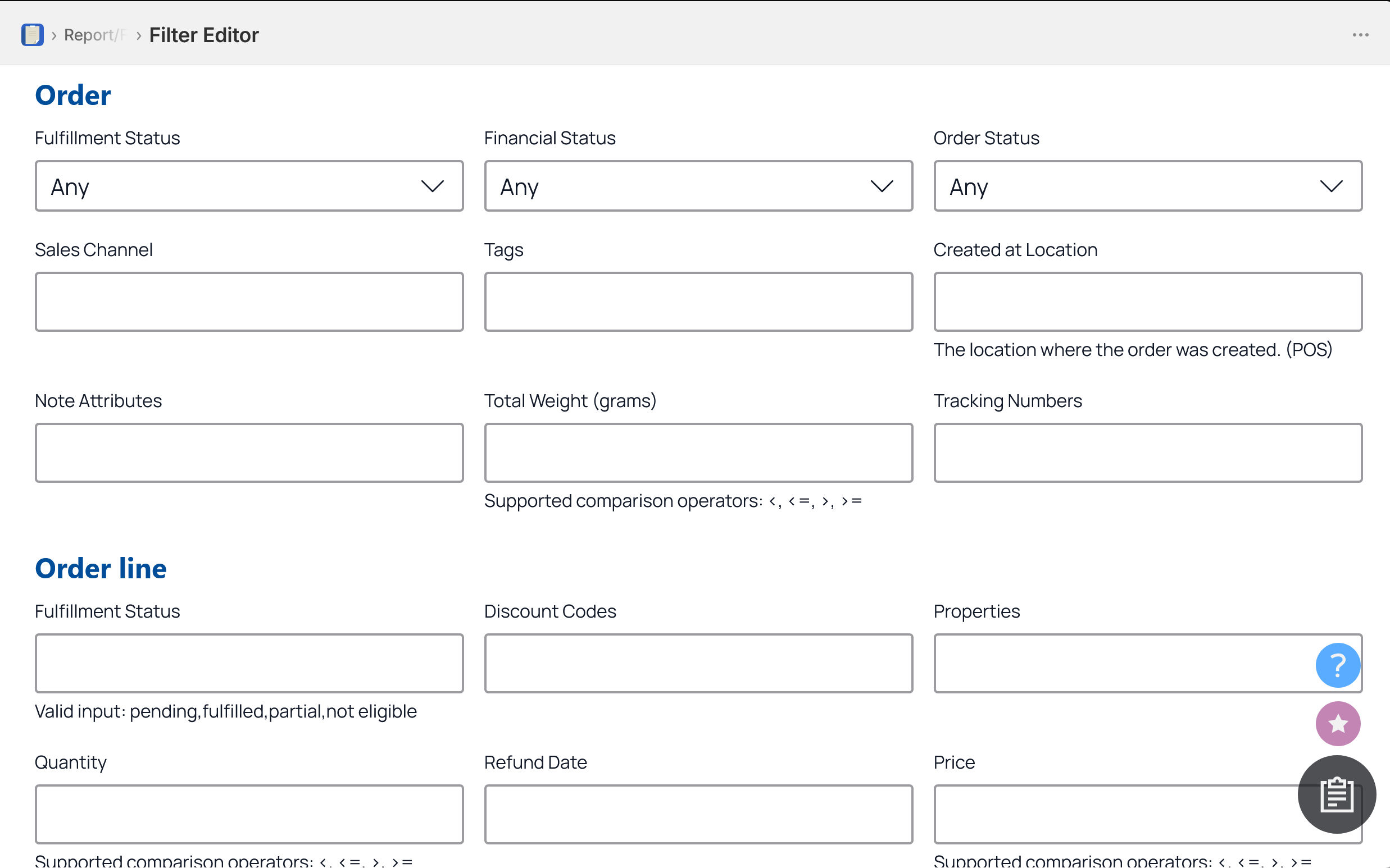 Filter orders for export — advanced multi-condition filtering in Shopify
